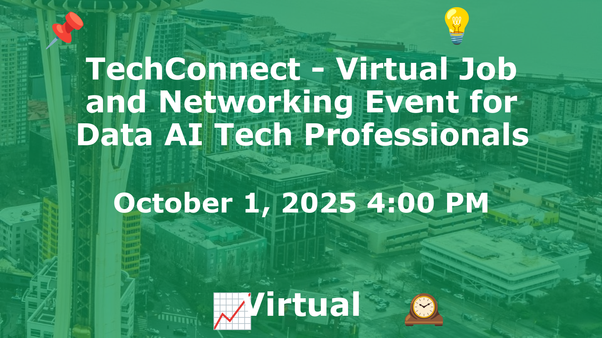 TechConnect - Virtual Job and Networking Event for Data AI Tech Professionals event image